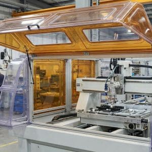 產線機器外罩與護蓋厚板真空成型示意圖